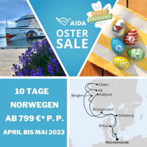 Read more about the article AIDA OSTER SALE ab dem 04.04.2023