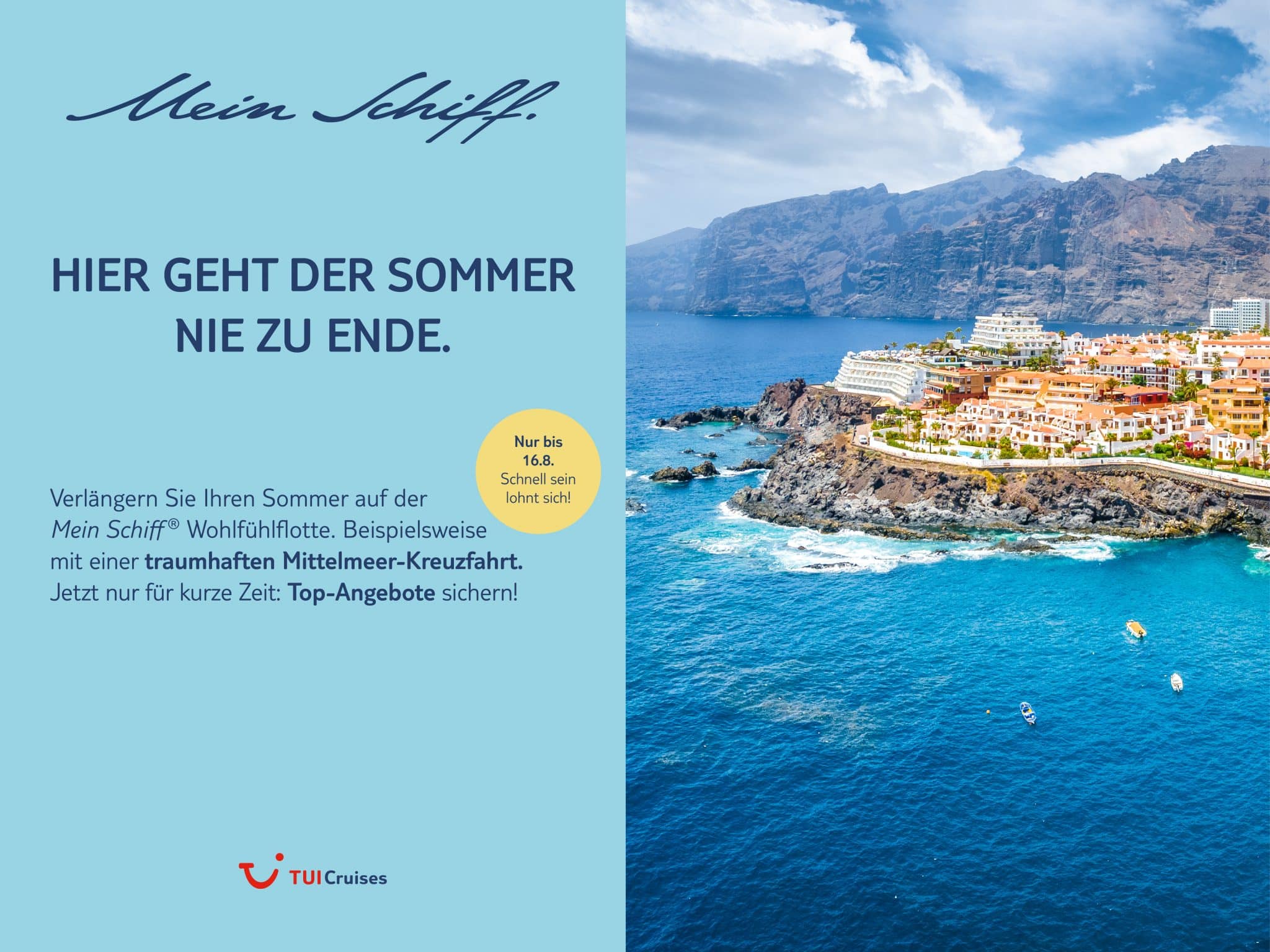You are currently viewing Mein Schiff: Herbst Special Angebote