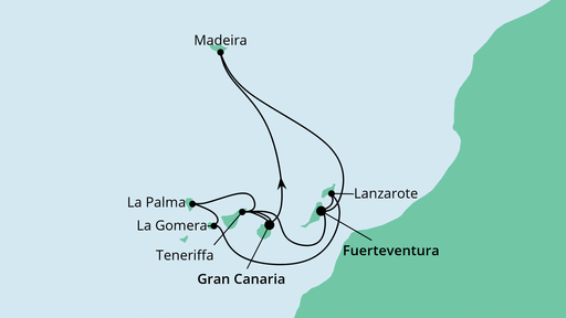 Große Kanaren-Rundreise & Madeira