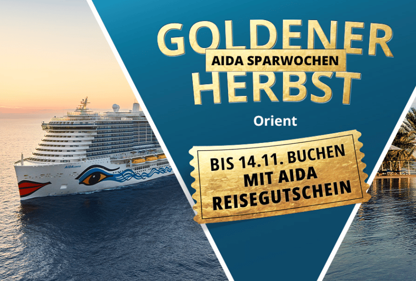 Read more about the article AIDA Reisegutschein in Höhe von 20 %