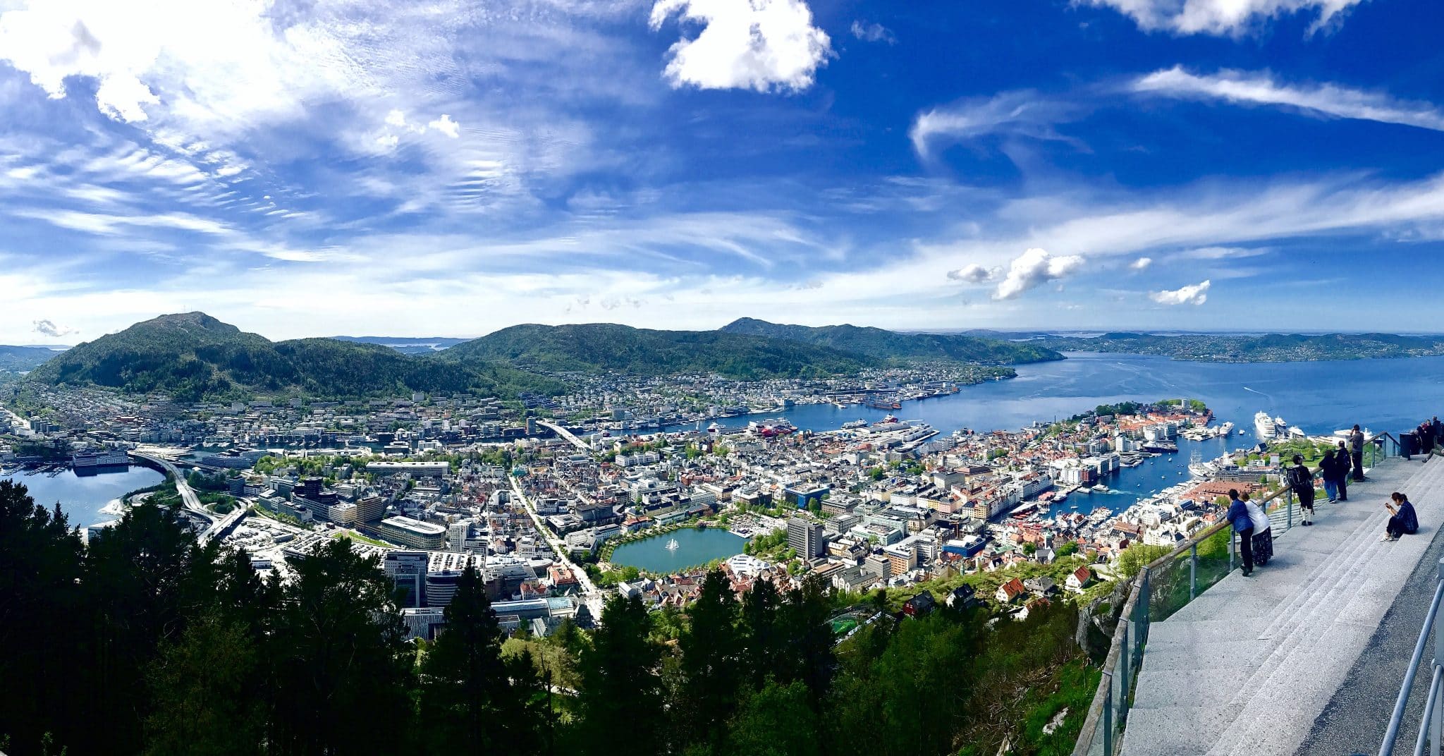 Bergen Norwegen AIDA