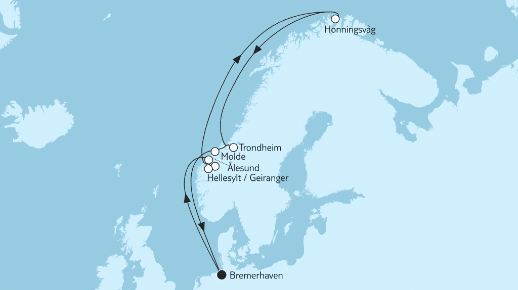 Norwegen mit Nordkap & Trondheim