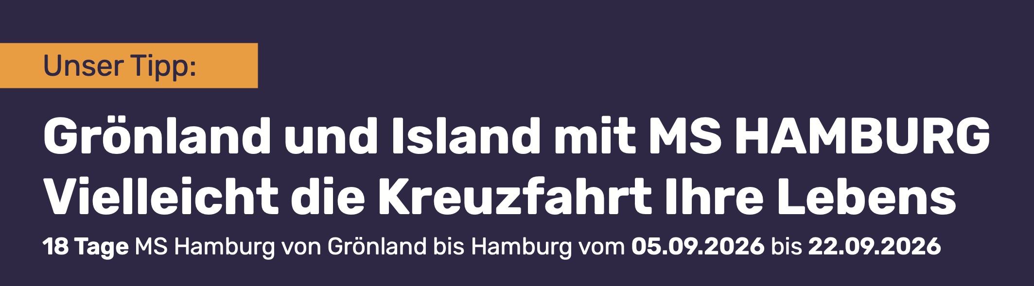 MS Hamburg Island & Grönland