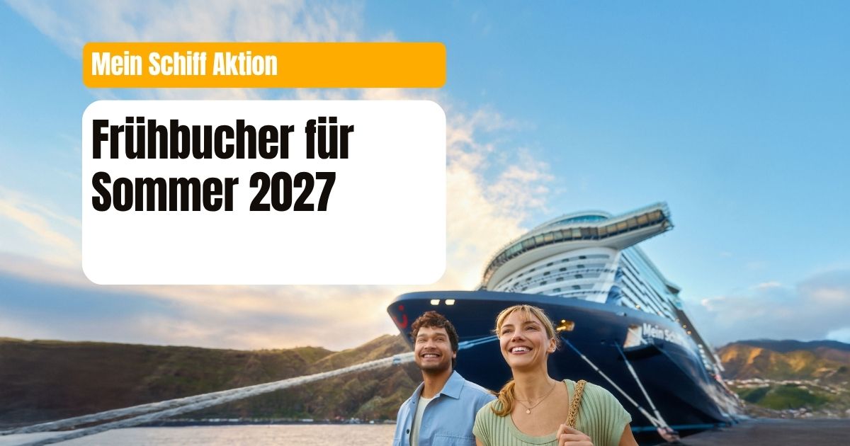 Mehr über den Artikel erfahren Mein Schiff September-Kampagne mit Robbie Williams: Frühbucher für Sommer 2027