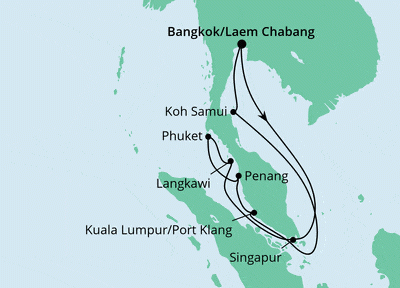 THAILAND, MALAYSIA & SINGAPUR MIT PHUKET